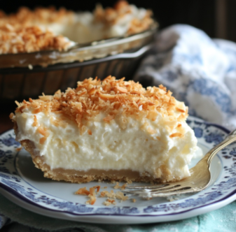 Coconut Pie Recipe with Cream of Coconut